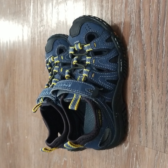 (10M) Sperry Top-Sider Water-Friendly Toddler Boy's Lagoon Sandals Nautical - Picture 3 of 9